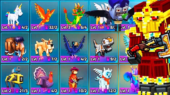 Hệ thống thú cưng trong Pixel Gun 3D Hệ thống thú cưng trong Pixel Gun 3D